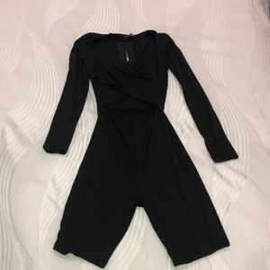 Biker short romper.